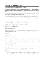 Athens: Its Rise and Fall, Complete pot