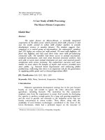 A Case Study of Milk Processing: The Idara-e-Kissan Cooperative ppt