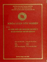 xây dựng chiến lược marketing cho công ty du lịch newstar tour đến năm 2015