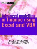 Advanced Modelling in Finance using Excel and VBA pot