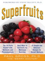 Superfruits: (Top 20 Fruits Packed with Nutrients and Phytochemicals, Best Ways to Eat Fruits for Maximum Nutrition, and 75 Simple and Delicious Recipes for Overall Wellness) pdf