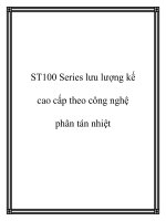 ST100 Series lưu lượng kế cao cấp theo công nghệ phân tán nhiệt potx