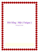 Đời Sống : Mệt ( Fatigue ) potx