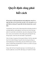 Quyết định cũng phải biết cách docx