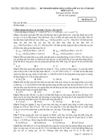 Đề Thi Đại Học Khối A, A1 Vật Lý 2013 - Phần 7 - Đề 12 docx