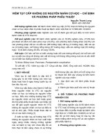 Viêm tụy cấp không do nguyên nhân cơ học - chỉ định và phương pháp phẫu thuật pptx