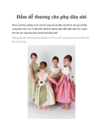 Đầm dễ thương cho phụ dâu nhí pdf