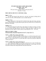 THI THỬ ĐẠI HỌC NĂM 2012 -2013 Môn thi: LỊCH SỬ ĐỀ 9 pptx