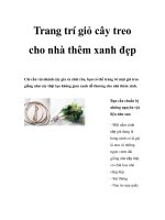 Trang trí giỏ cây treo cho nhà thêm xanh đẹp pdf