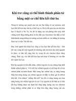 Khí trơ cũng có thể hình thành phân tử bằng một cơ chế liên kết thứ ba docx