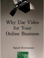 Why Use Video For Your Online Business pptx