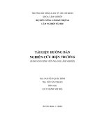 Bài giảng nghiên cứu hiện trường LNXH