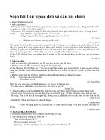 Soạn bài Dấu ngoặc đơn và dấu hai chấm