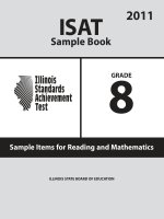 ISAT Sample Book 8: Sample Items for Reading and Mathematics 2011 ppt