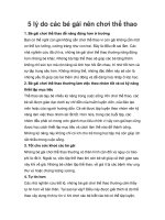 5 lý do các bé gái nên chơi thể thao pptx