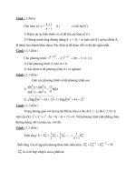 Đề Thi Thử Đại Học Khối A, A1, B, D Toán 2013 - Phần 22 - Đề 4 pdf