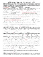 Đề Thi Đại Học Khối A, A1 Vật Lý 2013 - Phần 8 - Đề 5 doc
