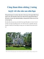 Cùng tham khảo những ý tưởng tuyệt vời cho sân sau nhà bạn potx