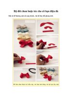 Bộ đôi chun buộc tóc cho cô bạn điệu đà pptx