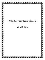 MS Access: Truy vấn cơ sở dữ liệu docx