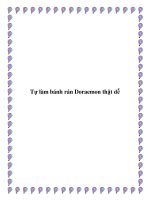 Tự làm bánh rán Doraemon thật dễ potx