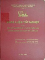 một số vấn đề pháp lý về cổ phần hoá doanh nghiệp nhà nước tại việt nam