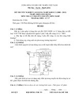 đề thi lí thuyết chuyên môn nghề tốt nghiệp cao đẳng khóa 2 - điện dân dụng -mã đề thi đdd - lt (17)