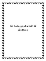 Lỗi thường gặp khi thiết kế cầu thang pot