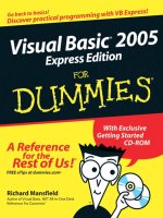 visual basic 2005 express edition for dummies (2005)