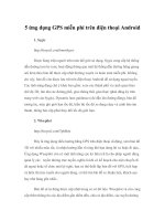 5 ứng dụng GPS miễn phí trên điện thoại Android pptx