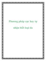 Phương pháp cực hay tự nhận biết loại da docx