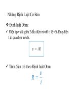 các định luật cơ bản trong kỹ thật điện