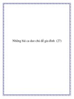 Những bài ca dao chủ đề tổ ấm gia đình pptx