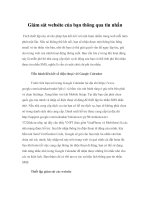 Giám sát website của bạn thông qua tin nhắn ppt