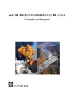 WATER POLLUTION EMERGENCIES IN CHINA: Prevention and Response docx