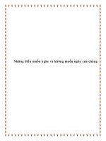 Những điều muốn nghe và không muốn nghe của chàng potx