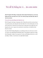 Trẻ dễ bị biếng ăn vì… ăn cơm mớm docx