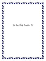 Những bài ca dao đề tài đạo đức ppt