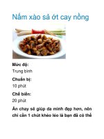 Nấm xào sả ớt cay nồng pdf
