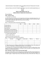 MẪU ĐỀ ÁN ĐĂNG KÝ NHẬN NHIỆM VỤ ĐÀO TẠO TRÌNH ĐỘ TIẾN SĨ Ở TRONG NƯỚC THEO ĐỀ ÁN 911 pptx