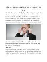 Tổng hợp các công cụ giúp xử lí sự cố trên máy tính từ xa pdf