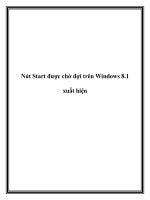 Nút Start được chờ đợi trên Windows 8.1 xuất hiện potx