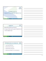 bài giảng môn Quản trị Tài chính Quốc tế :MÔ HÌNH CUNG CẦU NGOẠI TỆ VÀ CƠ CHẾ XÁC ĐỊNH TỶ GIÁ