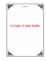 lý luận về mâu thuẫn