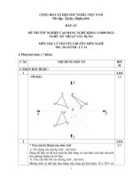 đáp án đề thi lý thuyết-kỹ thuật xây dựng-mã đề thi ktxd-th (14)