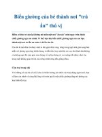 Biến giường của bé thành nơi 