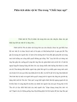 Phân tích nhân vật bé Thu trong 