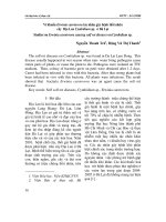 Vi khuẩn Erwinia carotovora tác nhân gây bệnh thối nhũn cây Địa Lan Cymbidium sp. ở Đà Lạt potx