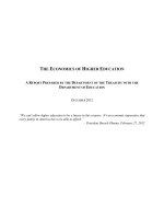 A REPORT PREPARED BY THE DEPARTMENT OF THE TREASURY WITH THE DEPARTMENT OF EDUCATION ppt