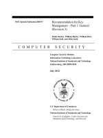 Recommendation for Key Management – Part 1: General (Revision 3) pot